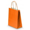 Punga hartie pentru cadou B5 Papiroti 04626, m.rasucite, 90g/m², 18x22x8cm, portocaliu