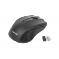 Mouse wireless Omega Ergonomic OM0419B, 1000 dpi, conector USB 2.4GHz, negru