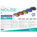 Mouse wireless Omega Ergonomic OM0419B, 1000 dpi, conector USB 2.4GHz, negru