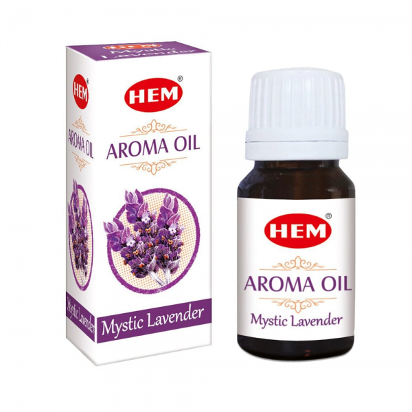 Ulei aromaterapie HEM Mystic Lavender, sticla cu picurator, ulei esential lavanda, 10ml