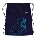 Rucsac cu snur pentru copii St.Right T-Rex 38046, bleumarin