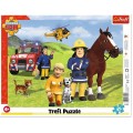 Puzzle carton 25 piese Trefl Pompierul Sam, 31393, 4+ ani