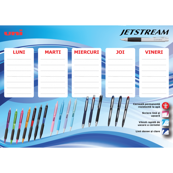 Orar scolar A5 Jetstream