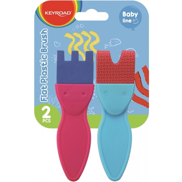 Pensula Keyroad Baby line, pentru modelaj, set 2 buc, KR972315