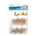 Accesorii creatie - topper decorativ, set 6 buc, Craft with Fun, 471479