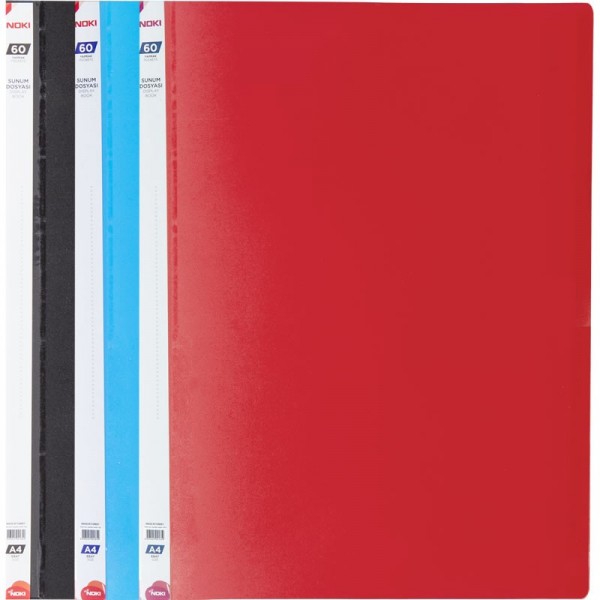 Dosar de prezentare Noki 64160-NNP, A4, capacitate 60 folii, fara elastic, plastic