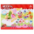 Set creatie plastilina Mega Creative Magic Clay 471064, cu accesorii, +3 ani