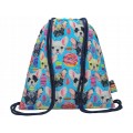 Rucsac cu snur pentru copii St.Right Dogs 623172, bleu, 45x35cm