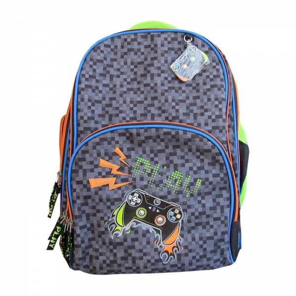 Ghiozdan St.Majewski Bambino Gamer, 3 compartimente, 2 buzunare, multicolor, 639586