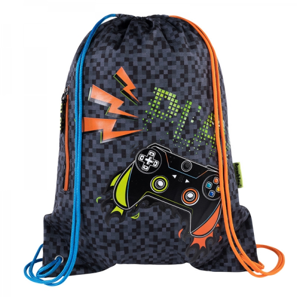 Rucsac cu snur pentru copii Bambino Gamer 639609, 33.4x44.5cm