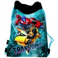 Rucsac cu snur pentru copii St.Majewski Transformers 624292, albastru, 33x44cm