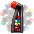 Marker UNI Posca Mop'r PCM22, varf rotund buretat, 3.0-19.0mm