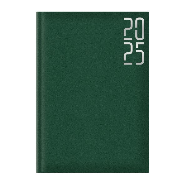 Agenda A5 datata 2025 Artibest EJ-1205, 336 pagini, coperta buretata verde