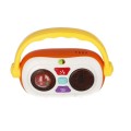 Primul meu radio cu activitati, BamBam, 515076, 2 baterii AA incluse, 18x13x5cm, PVC, +12 luni