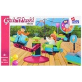 Set de constructie Alleblox Girls World - in parc - AB6026 / 547906, 130 piese, 6+