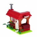 Set de constructie Alleblox Girls World - casa la tara- AB6028 / 547908, 91 piese, 6+