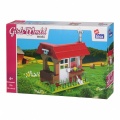 Set de constructie Alleblox Girls World - casa la tara- AB6028 / 547908, 91 piese, 6+