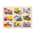 Puzzle lemn educativ - Utilaje / Masini, 3+ ani, Colorarte, DX525/DX541/DX557/DX561/DX555