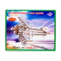 Puzzle lemn 3D - Avion, 2 foi, Colorarte, A-05