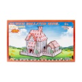 Puzzle lemn 3D - Casa mare / Casa mica, 2 foi, CNX, B-011