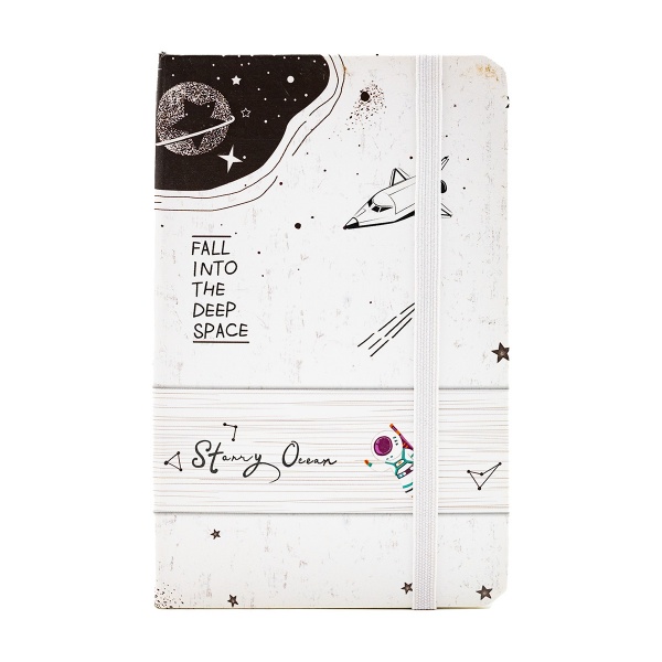 Jurnal A6 CNX Astronaut si nave spatiale 3782-6L, 160 pagini, coperta carton, cu elastic