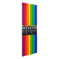 Hartie creponata Colorarte M02, 50x200cm, diverse culori intense spectrum, set 10 role