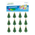 Accesorii creatie - stickere autoadezive - braduti, set 12 buc, Craft with Fun 545827