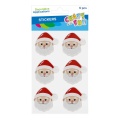 Accesorii creatie - stickere autoadezive - Mos Craciun, set 6 buc, Craft with Fun 545863