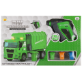 Jucarie set camion gunoi + accesorii, 45x28x10cm, MegaCreative, 543858