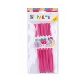 Paie de baut PartyGo, 20cm, imprimeu dulciuri, AA0084, set 6 buc