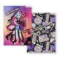 Mapa carton Starpak Monster High, cu elastic, A4