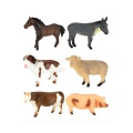 Jucarie figurine animale domestice MegaCreative 502510, 18 cm, 31x13x25cm, +3ani