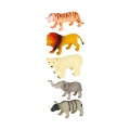 Jucarie figurine animale salbatice cu sunet MegaCreative 500763, 28 cm, 37x15x35cm, +3ani