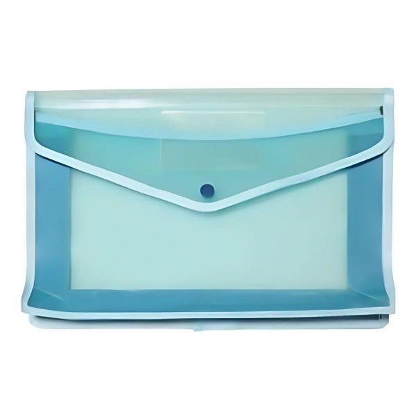 Mapa plastic Office Cover T4021, cu capsa, A4, 500 microni, cu burduf panza 7cm