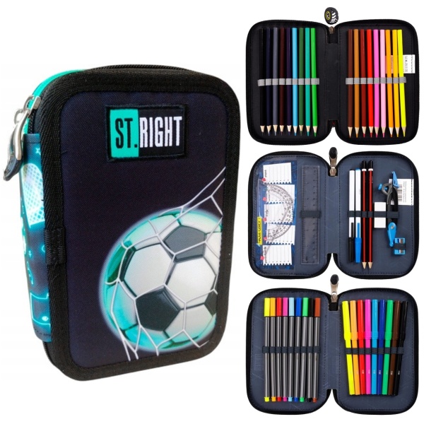 Penar echipat St.Majewski St.Right Neon Football, 3 fermoare, 47 de piese