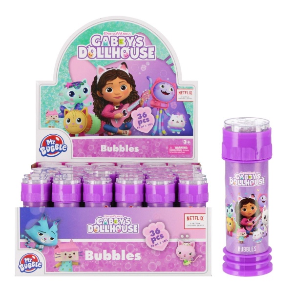 Jucarie solutie baloane sapun, My Bubble Gabby's, cu recipient din plastic, 552709, 55ml