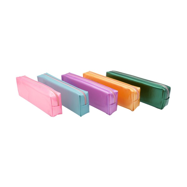 Penar neechipat CNX, 1 fermoar, vinilin, colori uni metalizate, 205P