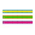 Rigla Keyroad Soft Touch KR972609, 30cm, plastic, bicolora