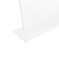 Display prezentare Deflecto SSLA411, A4, landscape, forma L, plastic
