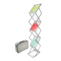 Stand zig zag Deflecto 36100, A4, portret, pliabil, 6 rafturi, fata/verso, pentru brosuri