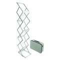 Stand zig zag Deflecto 36100, A4, portret, pliabil, 6 rafturi, fata/verso, pentru brosuri