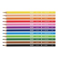 Creioane colorate Milan 80012, hexagonale, 12 culori, blister carton
