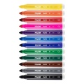 Carioci colorate Milan Jumbo Maxi 80020, 12 culori, varf 7.5mm, blister carton