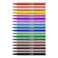 Carioci colorate Milan 06F18, 18 culori, varf 2mm, blister carton