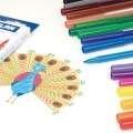 Carioci colorate Milan 06F6, 6 culori, varf 2mm, blister carton