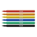 Carioci colorate Milan 06F6, 6 culori, varf 2mm, blister carton