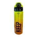 Recipient scolar Noki T-0100, 550ml, pentru lichide, diverse culori fluorescente, push cu siguranta si capac protectie