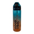 Recipient scolar Noki T-0100, 550ml, pentru lichide, diverse culori fluorescente, push cu siguranta si capac protectie