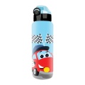 Recipient scolar Noki T-0101, 550ml, pentru lichide, diverse culori pale, push cu siguranta si capac protectie