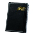 Agenda telefonica CNX 5084-40, mica, coperta imitatie piele, negru